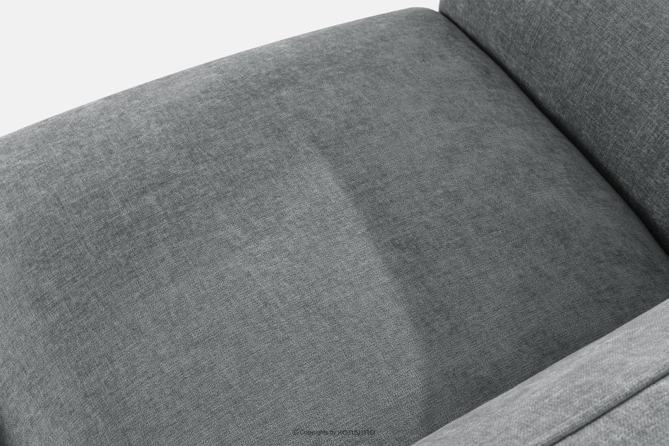 FUBBO Weiches Dreisitzer-Sofa aus Gewebestoff in Grau grau - Foto 4