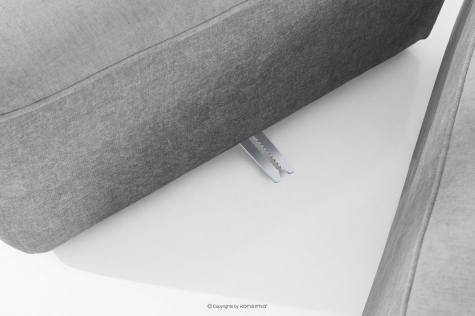 FUBBO Weiches Dreisitzer-Sofa aus Gewebestoff in Hellgrau hellgrau - Foto 8