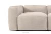 FUBBO Weiches Dreisitzer-Sofa aus einem Gewebestoff in Creme cremefarben - Foto 8