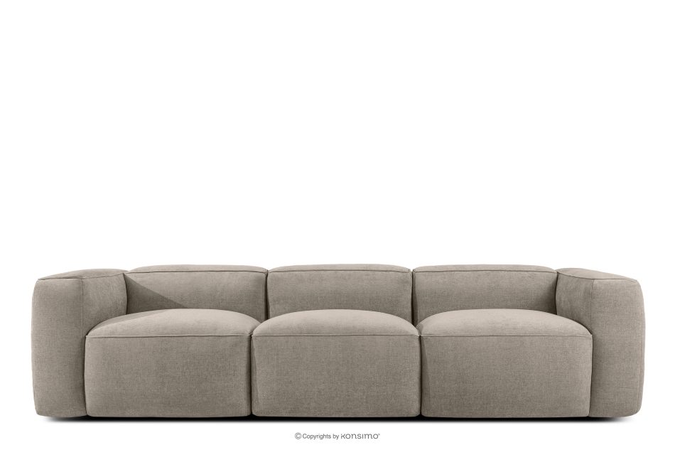 FUBBO Weiches Dreisitzer-Sofa aus einem Gewebestoff in Beige beige - Foto 0