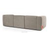 FUBBO Weiches Dreisitzer-Sofa aus einem Gewebestoff in Beige beige - Foto 4