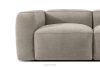 FUBBO Weiches Dreisitzer-Sofa aus einem Gewebestoff in Beige beige - Foto 8