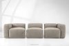 FUBBO Weiches Dreisitzer-Sofa aus einem Gewebestoff in Beige beige - Foto 11