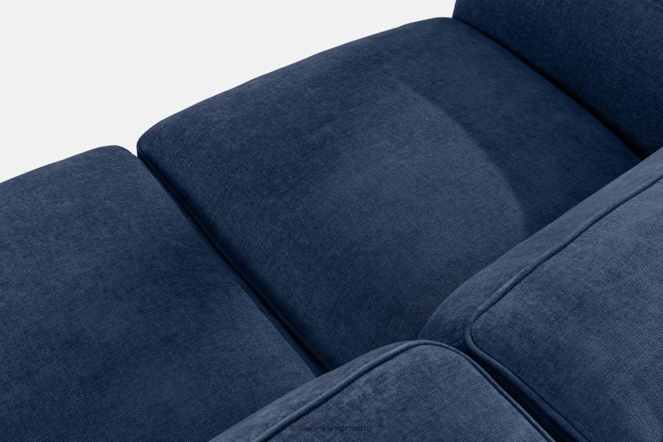 FUBBO Weiches Dreisitzer-Sofa aus dunkelblauem Gewebestoff marineblau - Foto 5