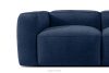 FUBBO Weiches Dreisitzer-Sofa aus dunkelblauem Gewebestoff marineblau - Foto 8