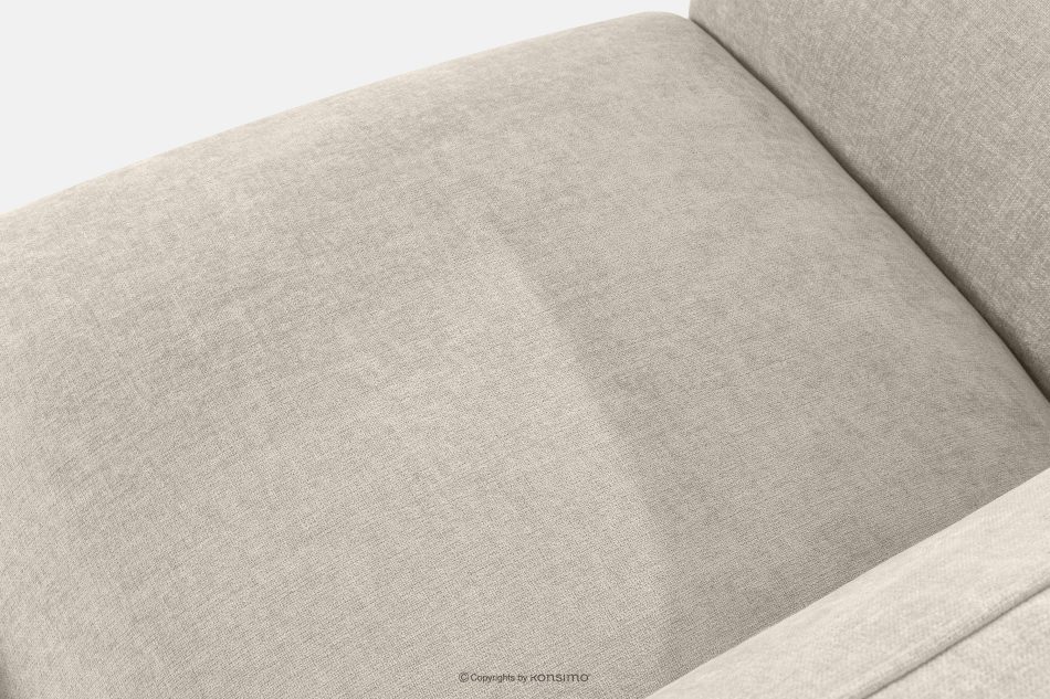 FUBBO Weiches Dreisitzer-Sofa aus einem Gewebestoff in Ecru ecru - Foto 4