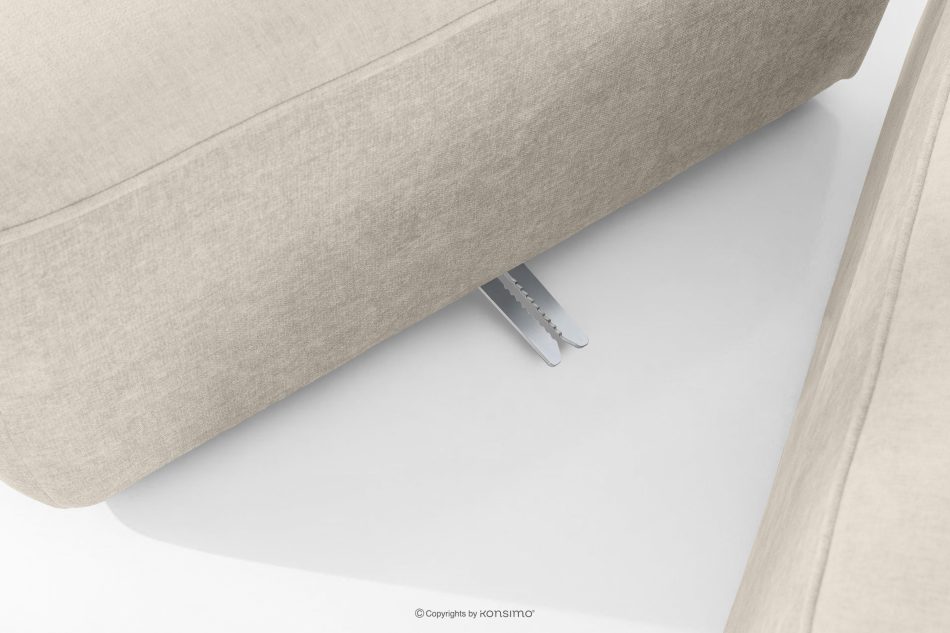 FUBBO Weiches Dreisitzer-Sofa aus einem Gewebestoff in Ecru ecru - Foto 8