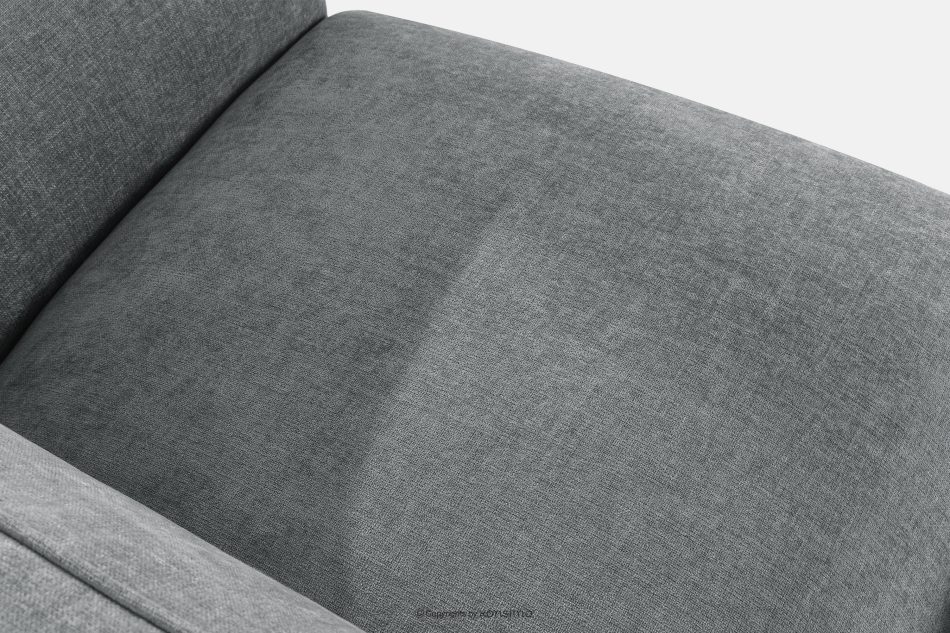 FUBBO Weiches Ecksofa aus Gewebestoff links grau grau - Foto 4