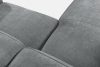 FUBBO Weiches Ecksofa aus Gewebestoff links grau grau - Foto 6