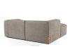 FUBBO Weiches Ecksofa aus Gewebestoff links beige beige - Foto 4