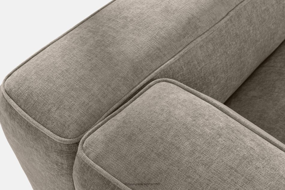 FUBBO Weiches Ecksofa aus Gewebestoff links beige beige - Foto 6