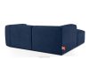 FUBBO Weiches Ecksofa aus Gewebestoff links marineblau marineblau - Foto 4