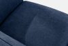 FUBBO Weiches Ecksofa aus Gewebestoff links marineblau marineblau - Foto 5