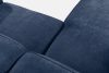 FUBBO Weiches Ecksofa aus Gewebestoff links marineblau marineblau - Foto 6