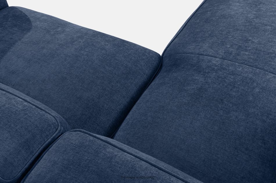 FUBBO Weiches Ecksofa aus Gewebestoff links marineblau marineblau - Foto 5