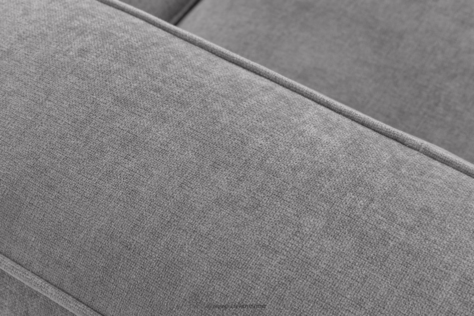 FUBBO Weiches Ecksofa aus Gewebestoff rechts hellgrau hellgrau - Foto 9