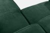 FUBBO Weiches Ecksofa aus einem geflochtenen Gewebestoff rechts dunkelgrün dunkelgrün - Foto 6