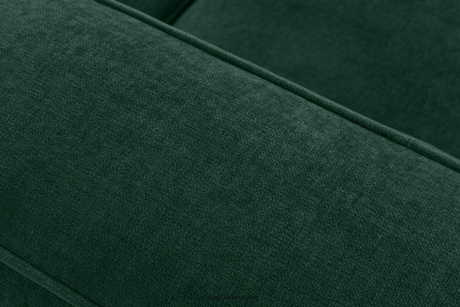 FUBBO Weiches Ecksofa aus einem geflochtenen Gewebestoff rechts dunkelgrün dunkelgrün - Foto 9