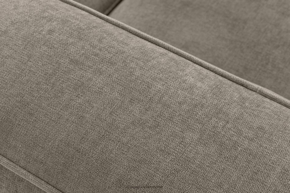 FUBBO Weiches Ecksofa aus einem geflochtenen Gewebestoff rechts beige beige - Foto 9