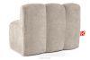 BRESCO Gepolsterte Esszimmerbank 120 cm beiger Chenille-Stoff beige - Foto 4