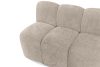 BRESCO Gepolsterte Esszimmerbank 120 cm beiger Chenille-Stoff beige - Foto 5