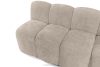 BRESCO Gepolsterte Esszimmerbank 160 cm beiger Chenille-Stoff beige - Foto 5