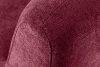 BRESCO Gepolsterte Bank mit Rückenlehne 200 cm burgunderroter Chenille-Stoff bordeauxrot - Foto 8