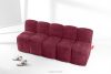 BRESCO Gepolsterte Bank mit Rückenlehne 200 cm burgunderroter Chenille-Stoff bordeauxrot - Foto 9