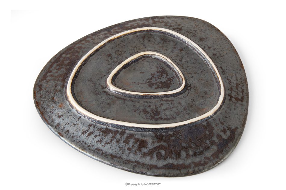 PRIMA Handglasierter Dessertteller rot rot - Foto 3