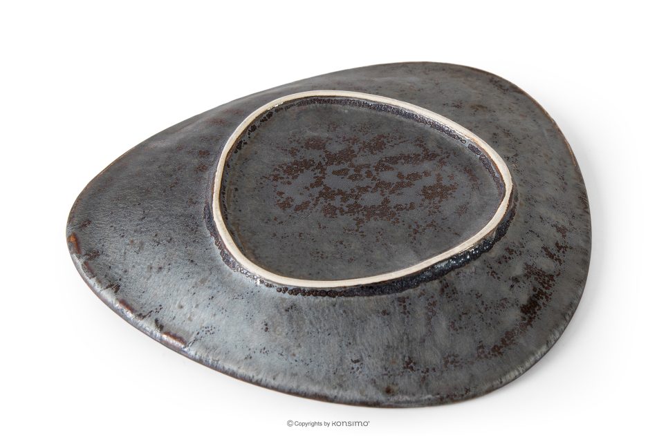 PRIMA Handglasierter Frühstücksteller rot rot - Foto 3