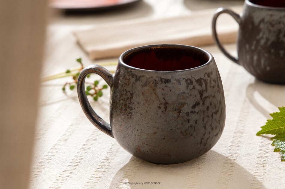 PRIMA Faßbecher handglasiert rot rot - Foto 1