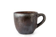 Espressotasse handglasiert rot