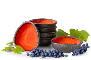 PRIMA, https://konsimo.de/kollektion/prima/ Handglasierte Keramikschale 6 Stück rot rot - Foto