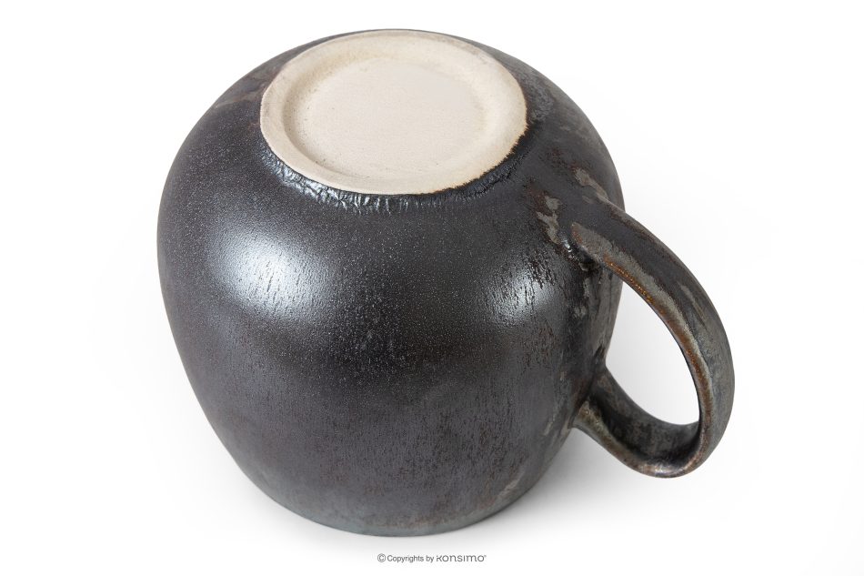 PRIMA Handglasierter Keramikbecher 6 Stück rot rot - Foto 4