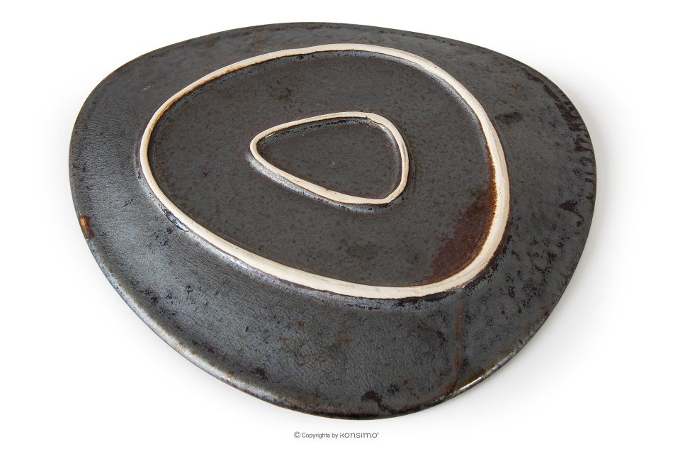 PRIMA Handglasiertes Keramik-Geschirrset 6 Personen (24 tlg.) rot rot - Foto 3