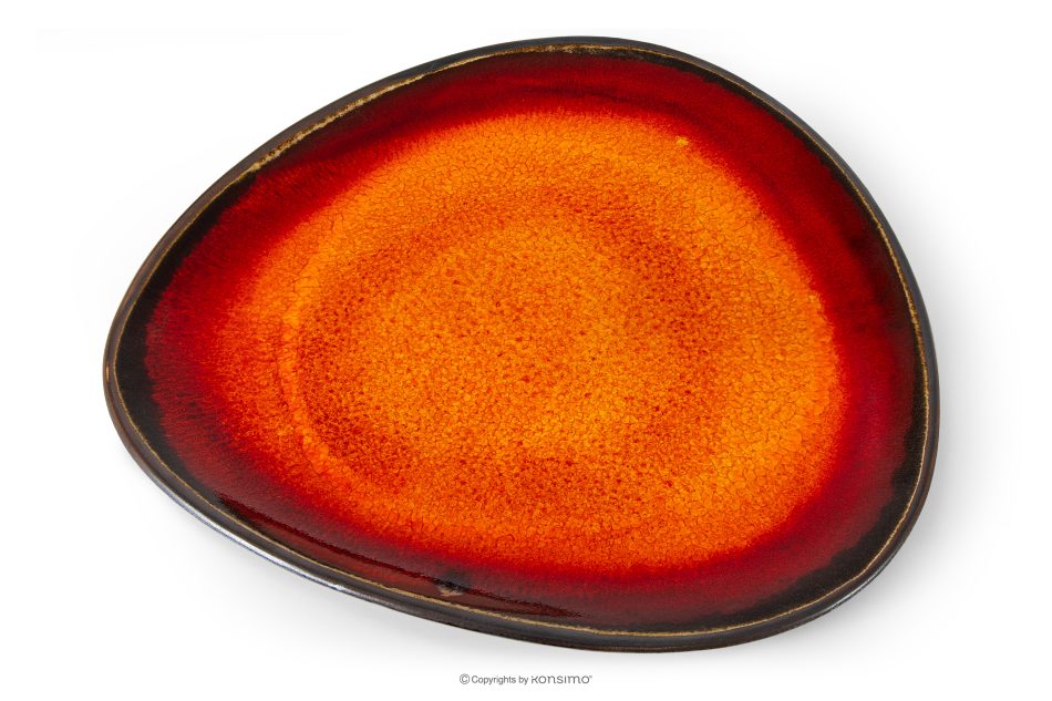 PRIMA Keramik- Geschirr-Set 6 Personen (12 tlg.) rot rot - Foto 6