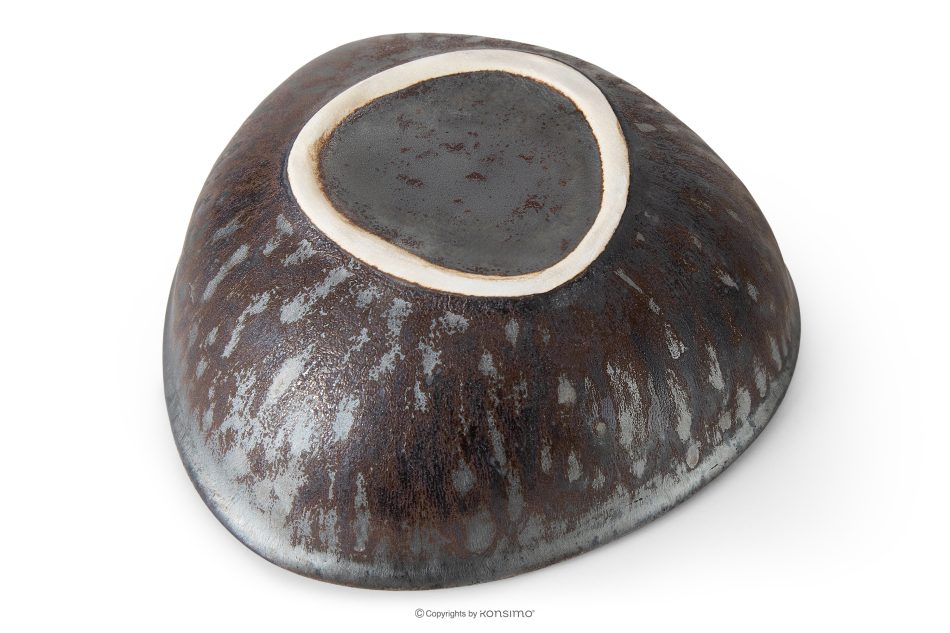 PRIMA Handglasiertes Frühstücksset 6 Personen (18 tlg.) rot rot - Foto 5