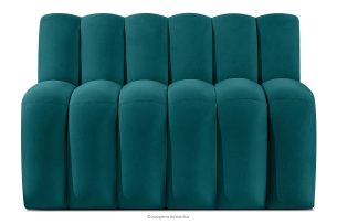 CORDA, https://konsimo.de/kollektion/corda/ Gepolsterte Esszimmerbank 120 cm marineblauer Velours marineblau - Foto