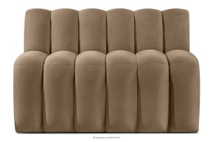 CORDA, https://konsimo.de/kollektion/corda/ Gepolsterte Esszimmerbank 120 cm beiger Velours beige - Foto