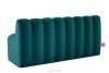 CORDA Gepolsterte Esszimmerbank 160 cm marineblauer Velours marineblau - Foto 4