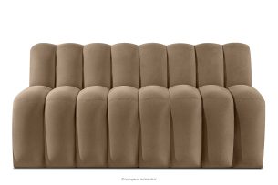 CORDA, https://konsimo.de/kollektion/corda/ Gepolsterte Esszimmerbank 160 cm beiger Velours beige - Foto