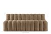 CORDA Gepolsterte Esszimmerbank 200 cm beiger Velours beige - Foto 1