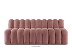 CORDA, https://konsimo.de/kollektion/corda/ Gepolsterte Esszimmerbank 200 cm rosa Velours rosa - Foto