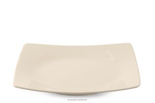 EPIRI, https://konsimo.de/kollektion/epiri/ Quadratischer Dessertteller beige glänzend beige glänzend - Foto