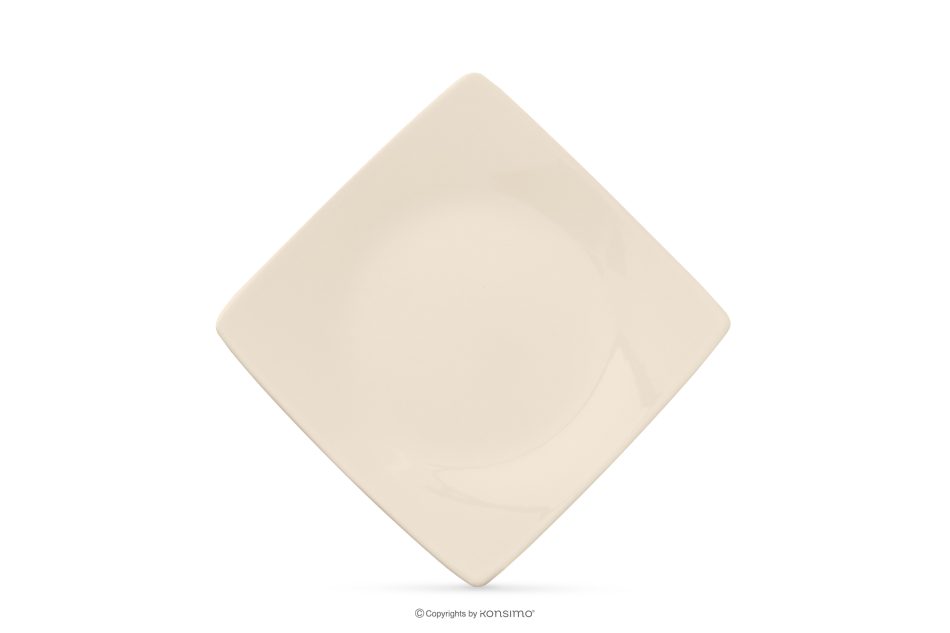 EPIRI Quadratischer Dessertteller beige glänzend beige glänzend - Foto 4