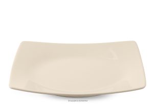 EPIRI, https://konsimo.de/kollektion/epiri/ Quadratischer Speiseteller beige glänzend beige glänzend - Foto