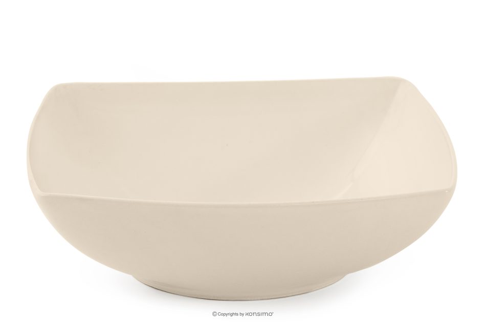 EPIRI Quadratischer Suppenteller beige glänzend beige glänzend - Foto 3