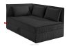 ROTI Boxspringbett mit Rückenlehne aus Kordstoff 90 cm dunkelgrau dunkelgrau - Foto 3