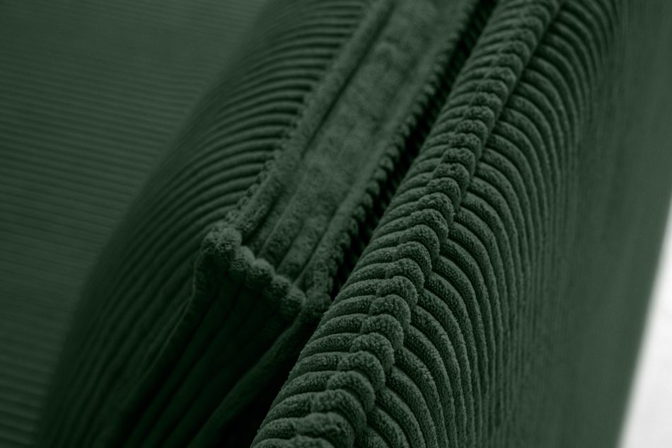 ROTI Boxspringbett 90 cm für Jugendliche mit Rückenlehne aus dunkelgrünem Kordstoff dunkelgrün - Foto 9