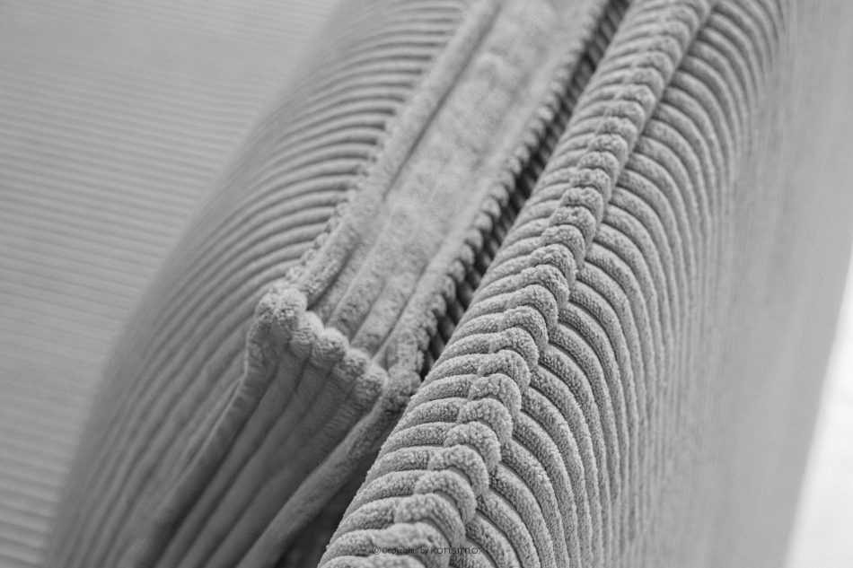 ROTI Boxspringbett 90 cm aus hellgrauem Kordstoff hellgrau - Foto 9